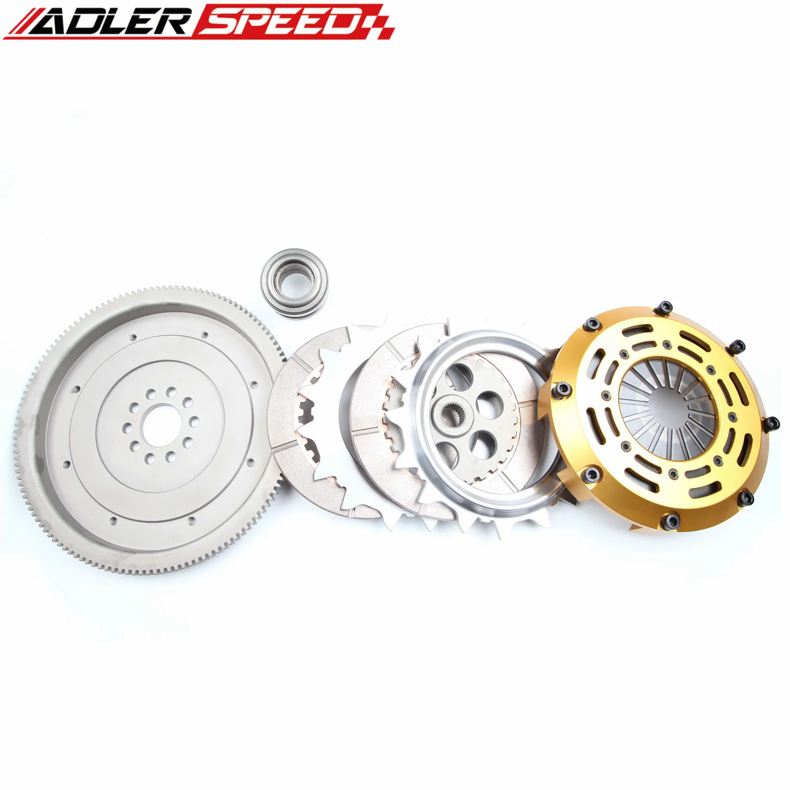 ADLERSPEED 레이스/스프룽 클러치 키트 싱글/트윈/트리플 디스크 (폭스바겐 코라도 SLC/골프 GTI VR6/제타 GLI,GLS,GLX VR6/파사트 GLX 5단 변속기용)
