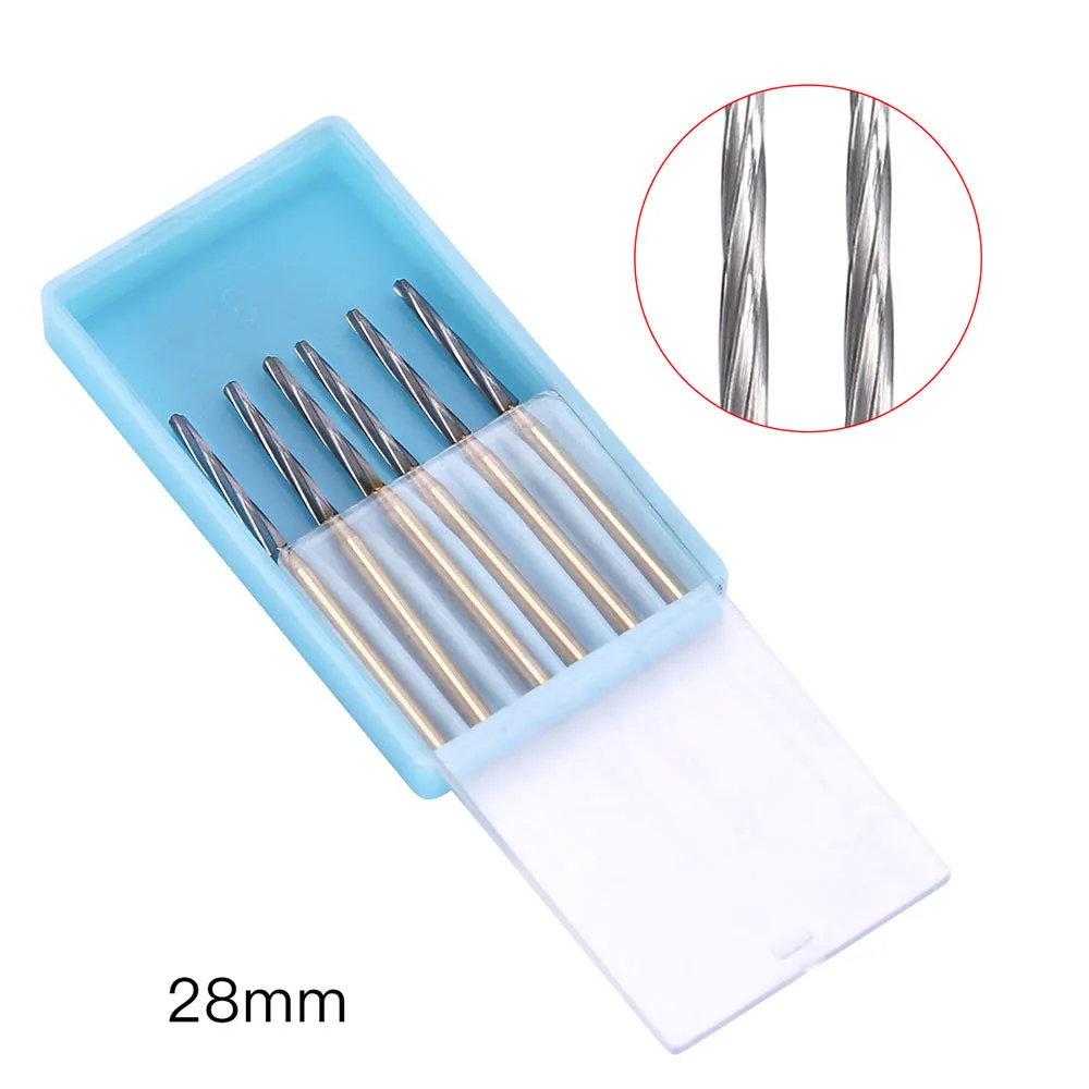 AZDENT Dental Chirurgischer Hartmetall-Wolframknochenschneider, Finishing-Bohrer, Bohrer, FG1,6 mm Bohrer, 25/28 mm, für Hochgeschwindigkeitshandstück – Detail 9