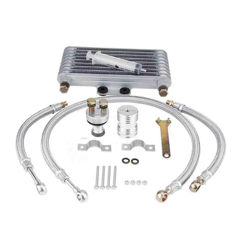 

Запчасти для масляного радиатора мотоцикла, масляный радиатор двигателя мотоцикла, система охлаждения масла радиатора, комплект для Honda CB CG KYMCO SYM