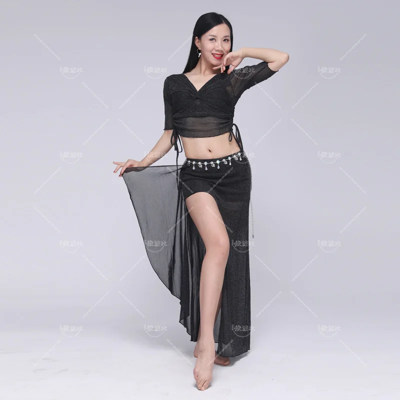 

Belly Dance Long Skirt Set Fashion Dress Stage Dance Suit Carnaval Disfraces Adults Sexy Costume Danse Fantasia Fada Adulta 2023