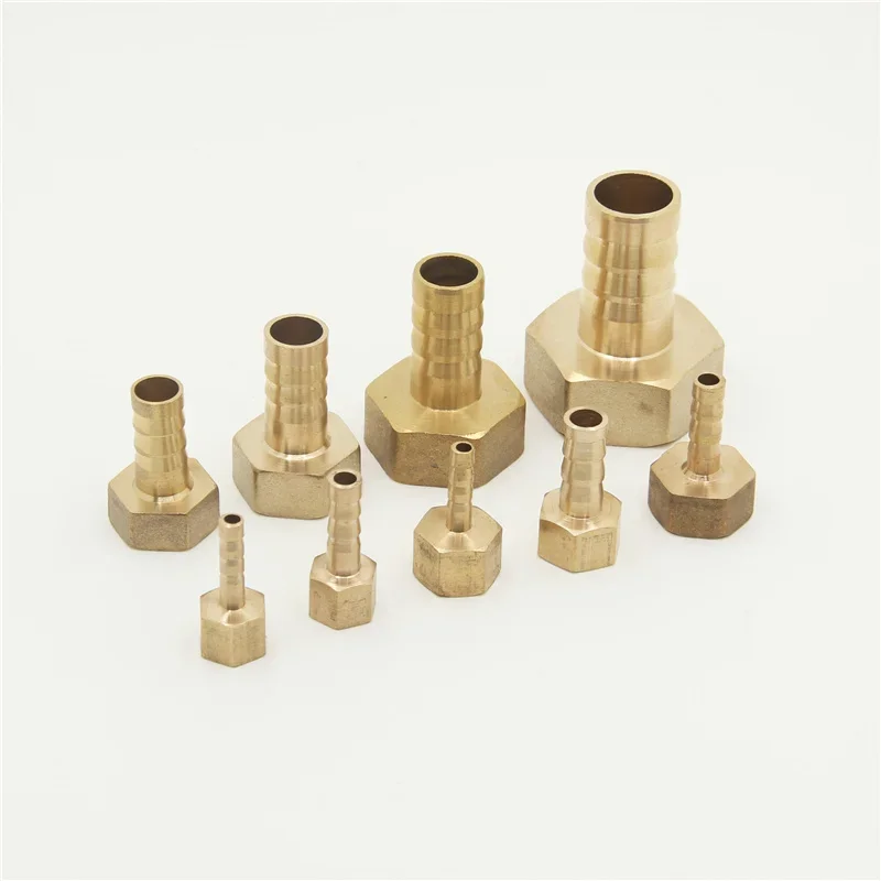 Water Pipe Fitting Pagoda Connector 6 8 10 12 14mm Hose Barb 1/8 1/4 3/8 1/2 inch Thread