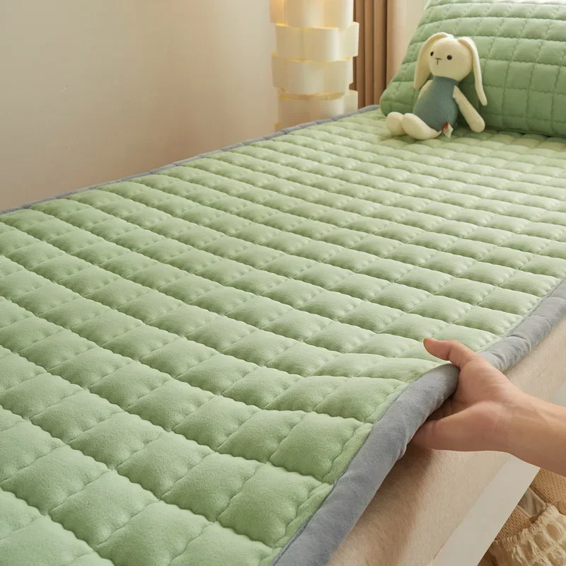 Winter Flannel Mattress Topper Protection Pad
