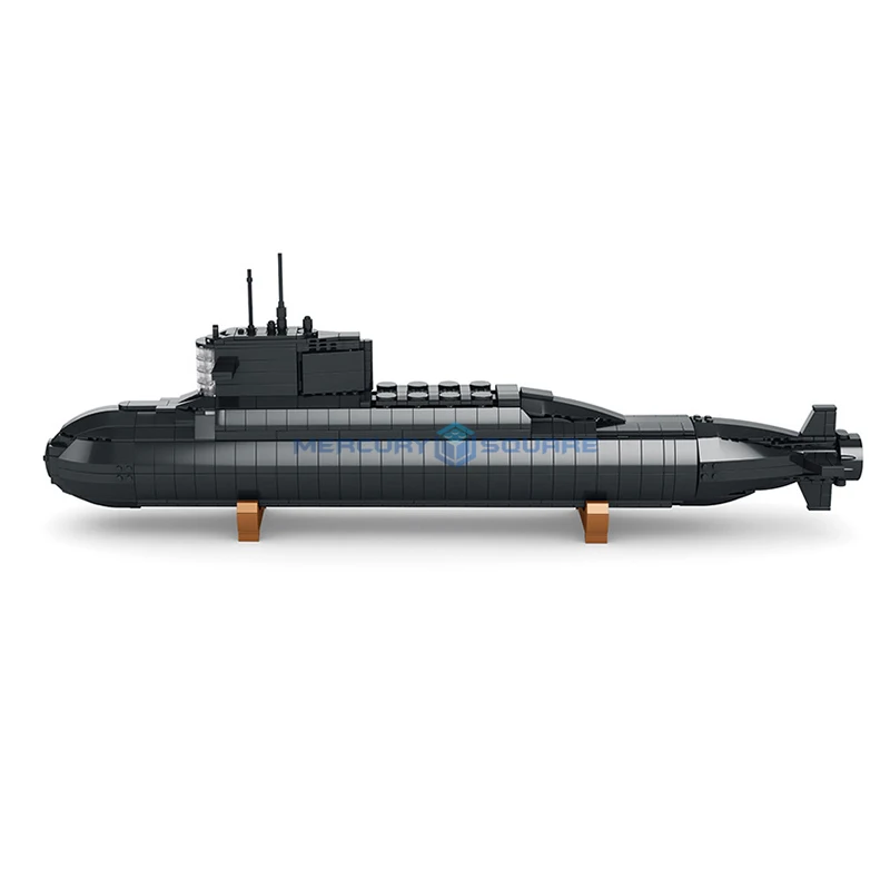 

Type 094 Strategic Nuclear Submarine MOC 800 Modern Military High Tech Transport Model Building Blocks Bricks Toy Gift Kids Boys