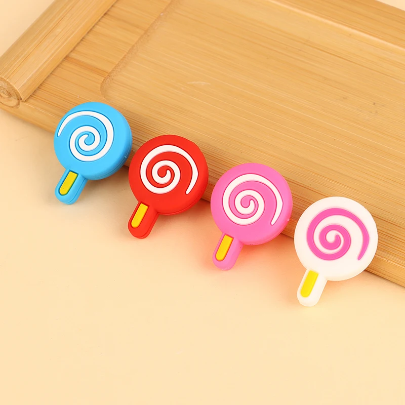 Cartoon Lolly Shape Silicone Tennis Racket Shock Absorbers