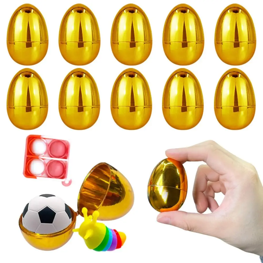 Guscio Vuoto Uova Di Pasqua Uovo Divertente Festa Decompressione Giocattolo Plastica Pasqua Golden Gacha Pasqua Sorpresa Giocattoli