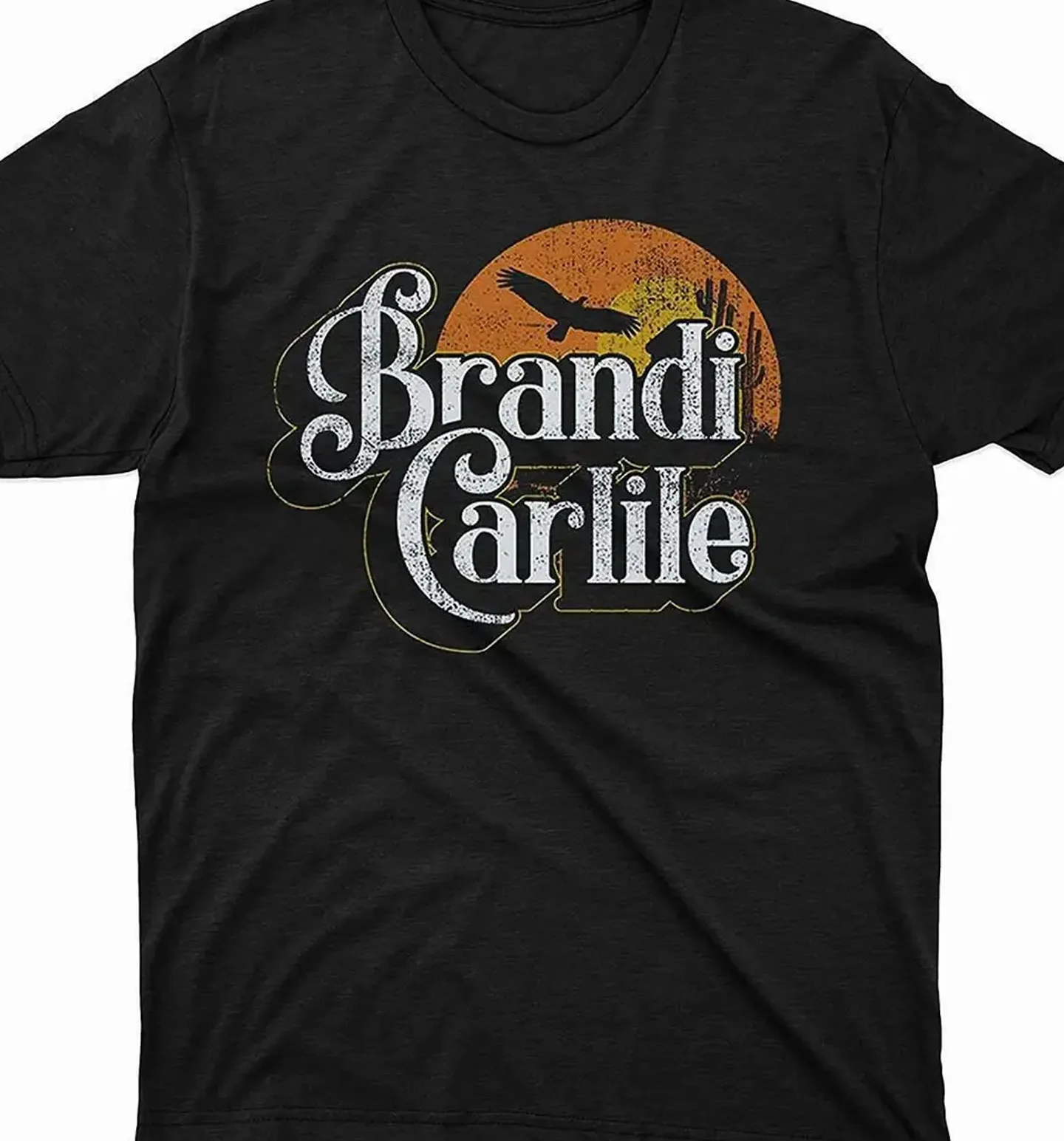 

Черная футболка vtg Brandi Carlile с коротким рукавом от S до 5Xl 1F513