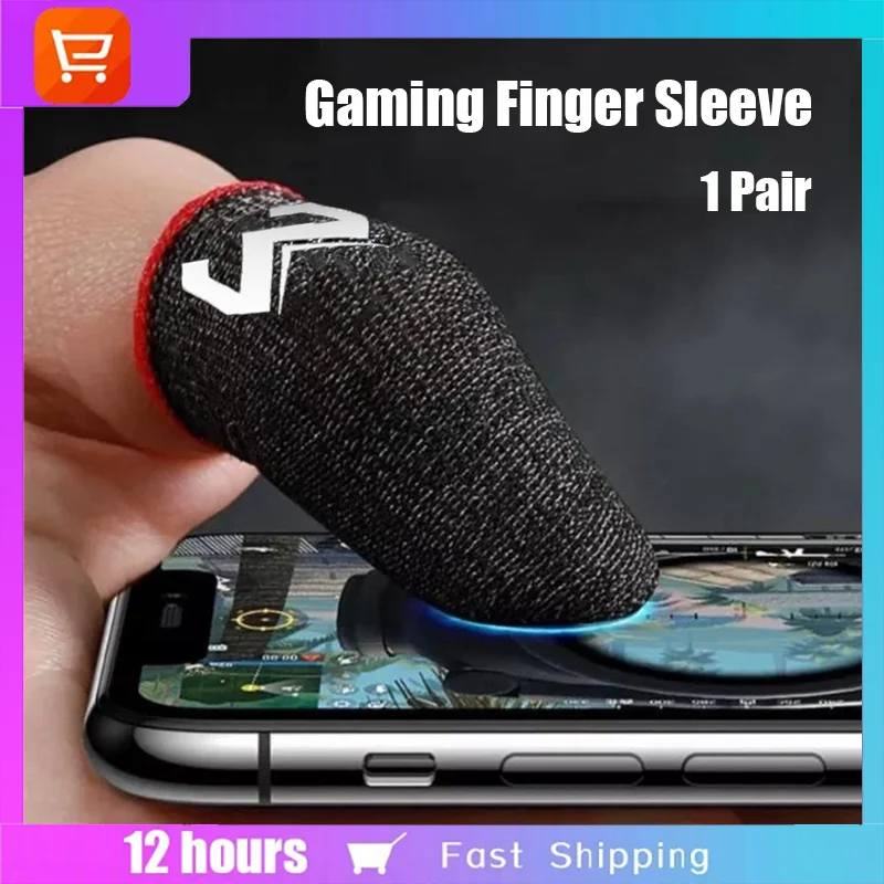 MEMO Gaming Finger Sleeve Breathable Fingertips For PUBG Mobile Games Sweatproof Gamer Touch Screen Finger Cots Cover Gloves