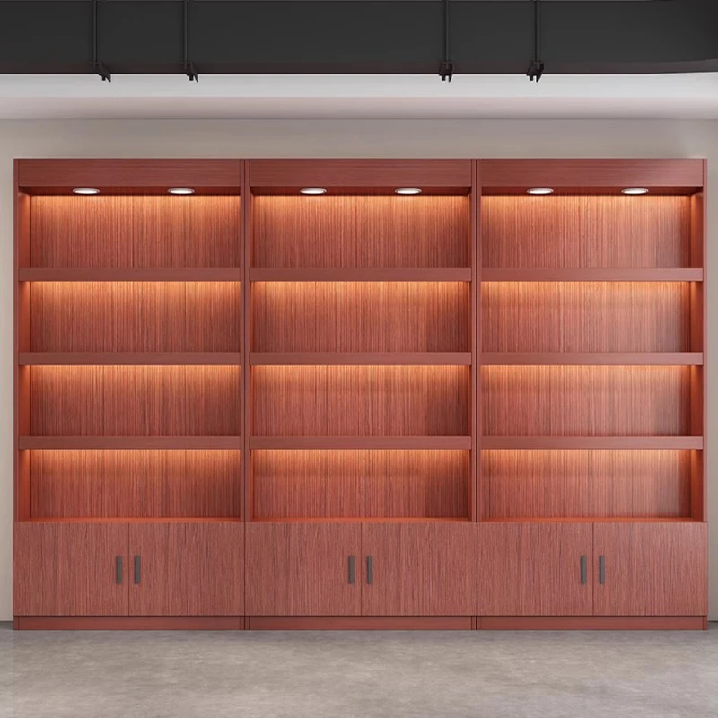 Luxury Showcase Bar Cabinet Decoration Storage Shelf Modern Display Cabinet Glass Customizable Botellero Vino Home Furniture