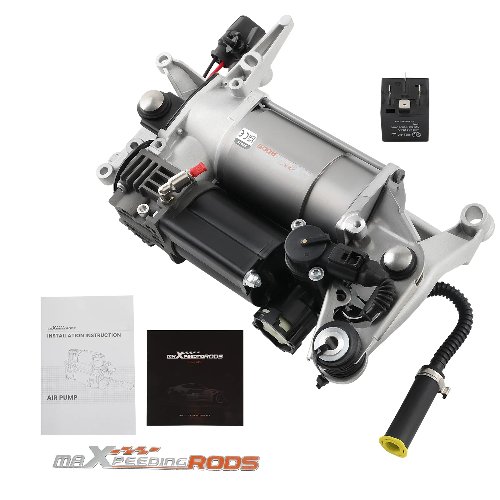Luftfederungskompressorpumpe + Halterung für VW Touareg 7L 2002–2010 7L0698853 7L8616006 – Detail 2