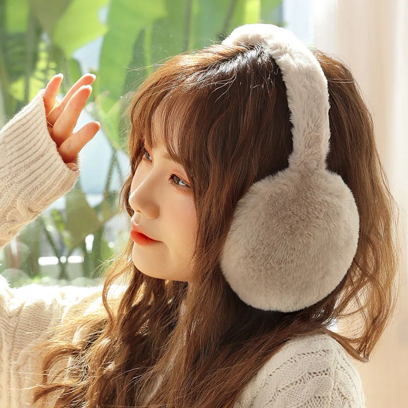 여성용 겨울 야외 귀 워머 귀마개, 패션 솔리드 이어 머프, 헤드밴드, 이어 플랩 이어 커버, 신상 패션