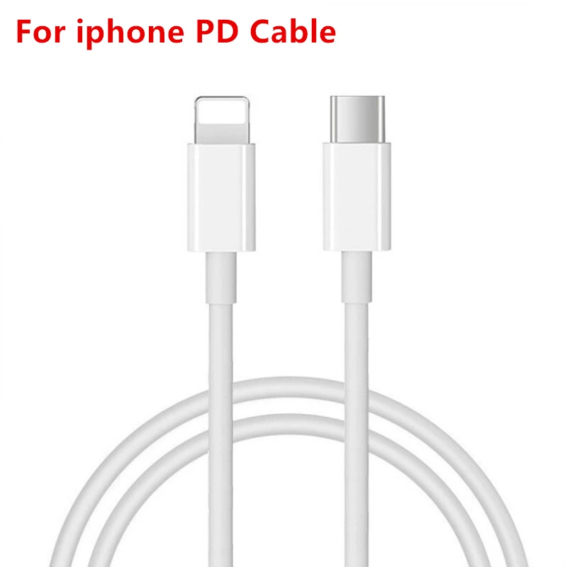 usb fast charge 20W PD Fast Charger For iPhone 13 EU US Plug 1M Data USB Type C Cable For iPhone 12 Charging USB-C Wire for iphone 11 pro ipad usb c 5v 3a Chargers