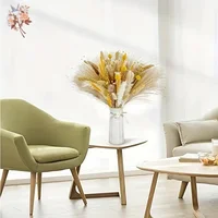 100Pcs Premium Dried Flowers Pampas Grass
