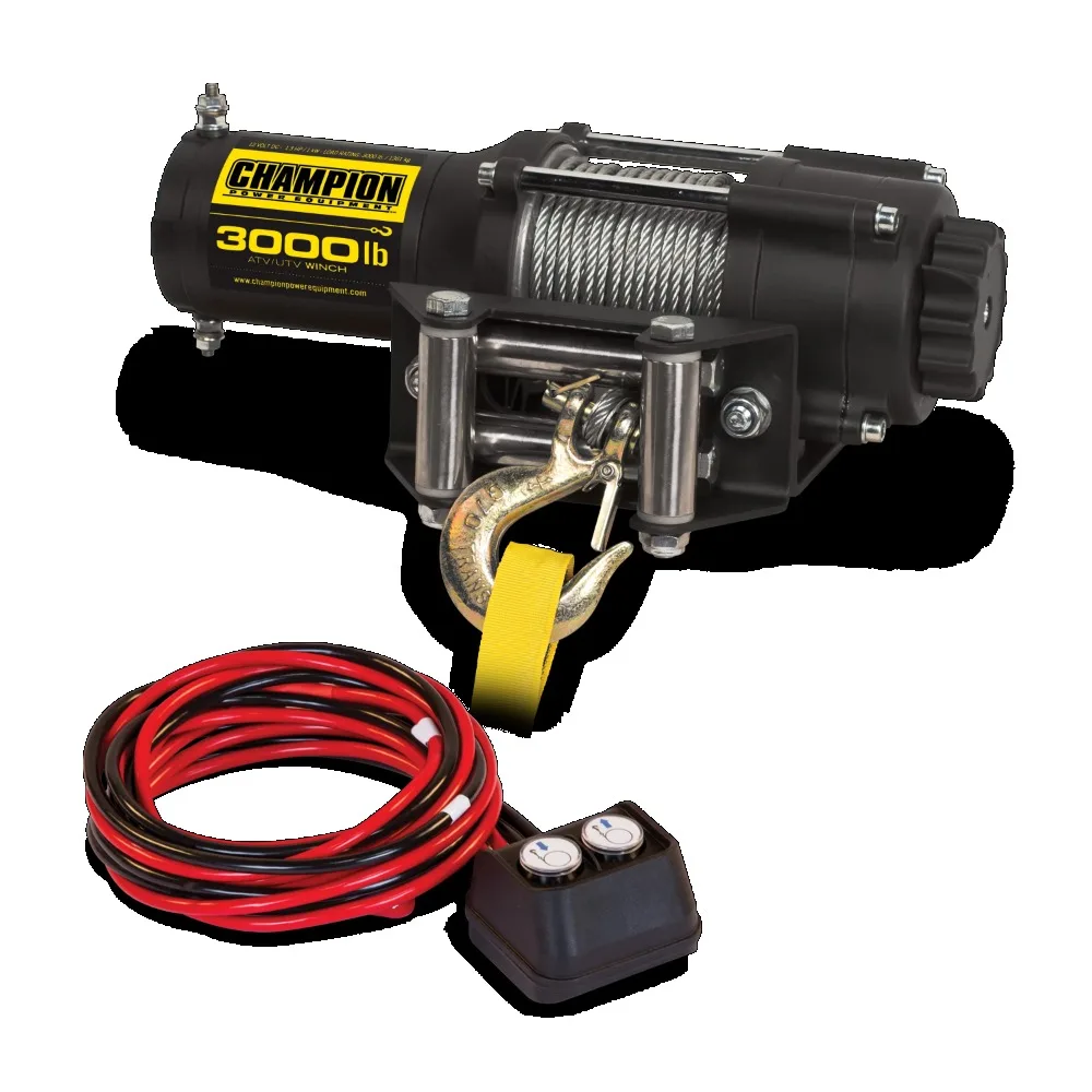 

Champion Power Equipment 3000-lb. ATV/UTV Winch Kit