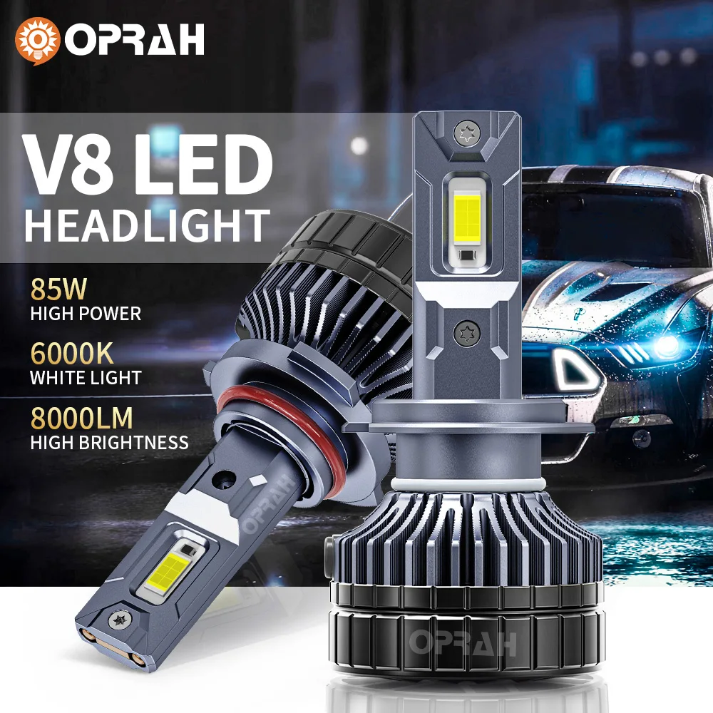 

Фонари головного света 350000LM 800W H4 H7 H1 Canbus 9005 9006 9012 H8 H9 H11 9012, лампы высокой мощности 4575, автомобильные фары, противотуманные фары 6000K 12 В