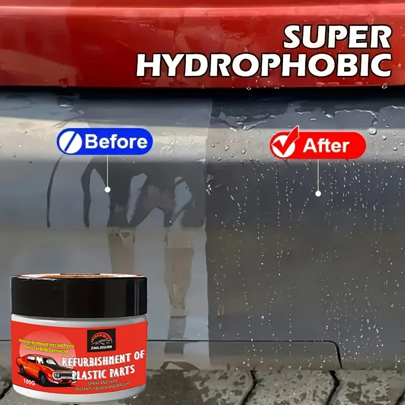 Pro Interior Restorer Wax - CeramicFusion Shield for Leather & Plastic Surfaces with Anti-Yellowing Care 3