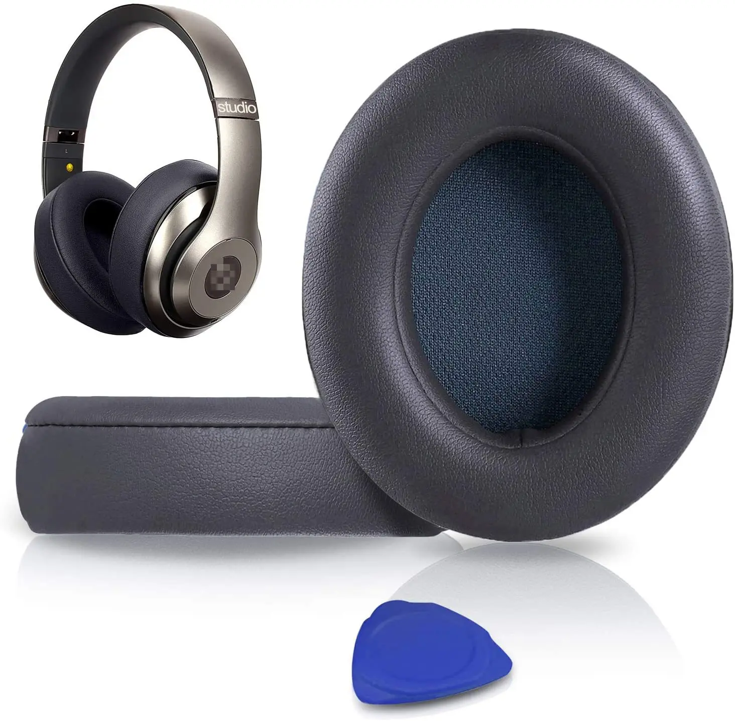 Premium Replacement Ear Pads Cushions with Protein Leather