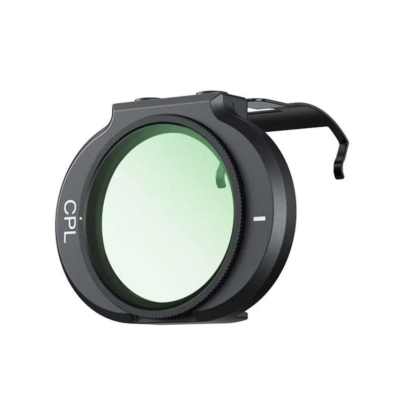 Filtre CPL/VND pour Potensic ATOM 2 en vert clair sur fond blanc
