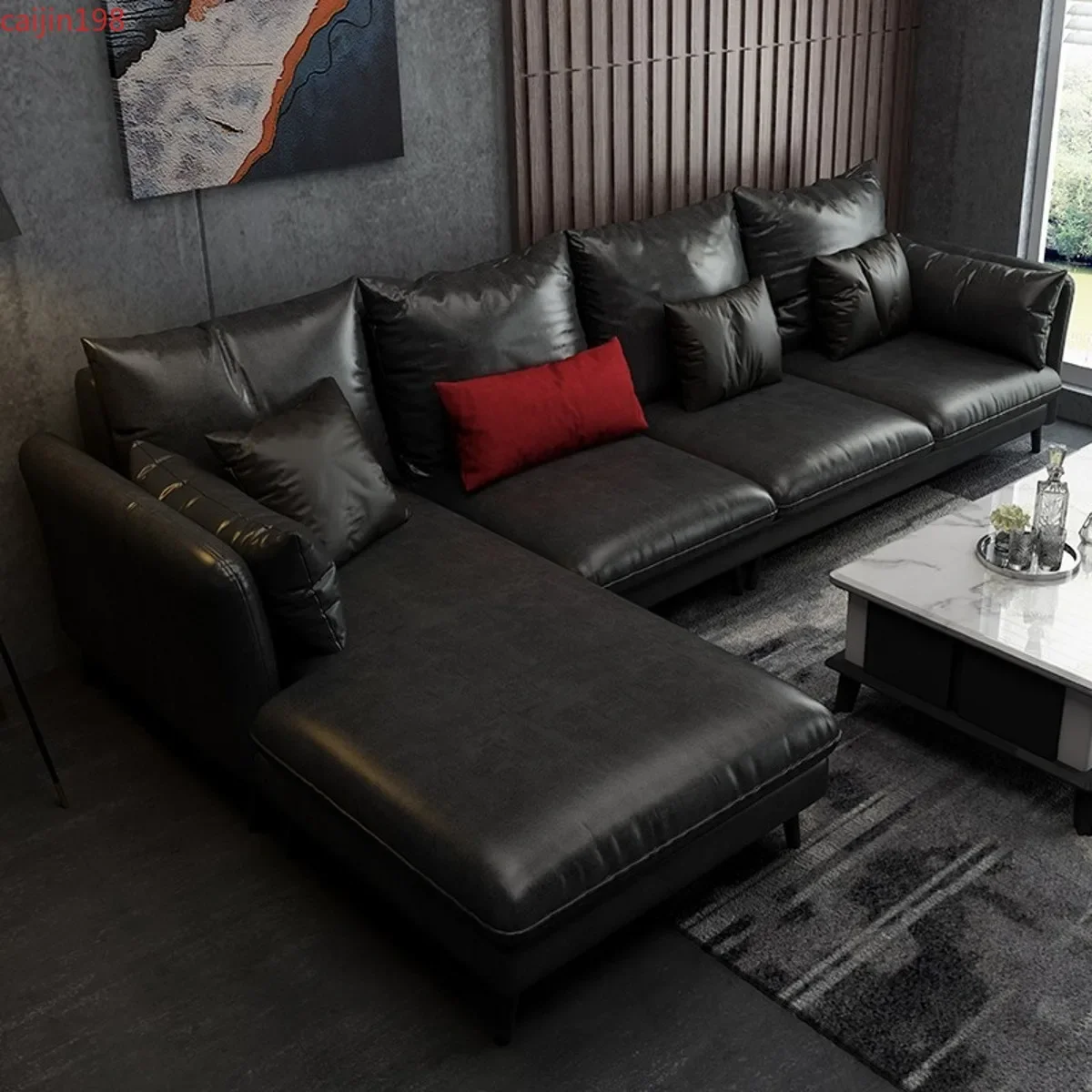 

Диван Loveseat, Три простых постмодернизированных скандинавских комбинированных технологии для гостиной, тканевый маленький дом