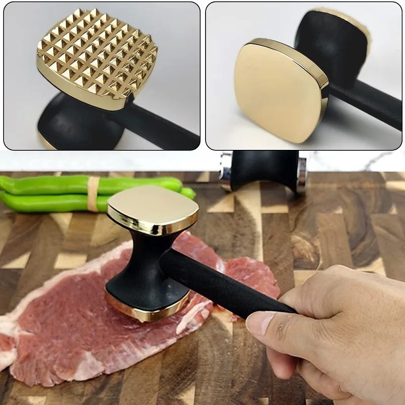 Meat Tenderizer Hammer Mallet Tool For Pounding Beef Steak Chicken Pork  Stainless Steel Kitchen - Hammer - AliExpress