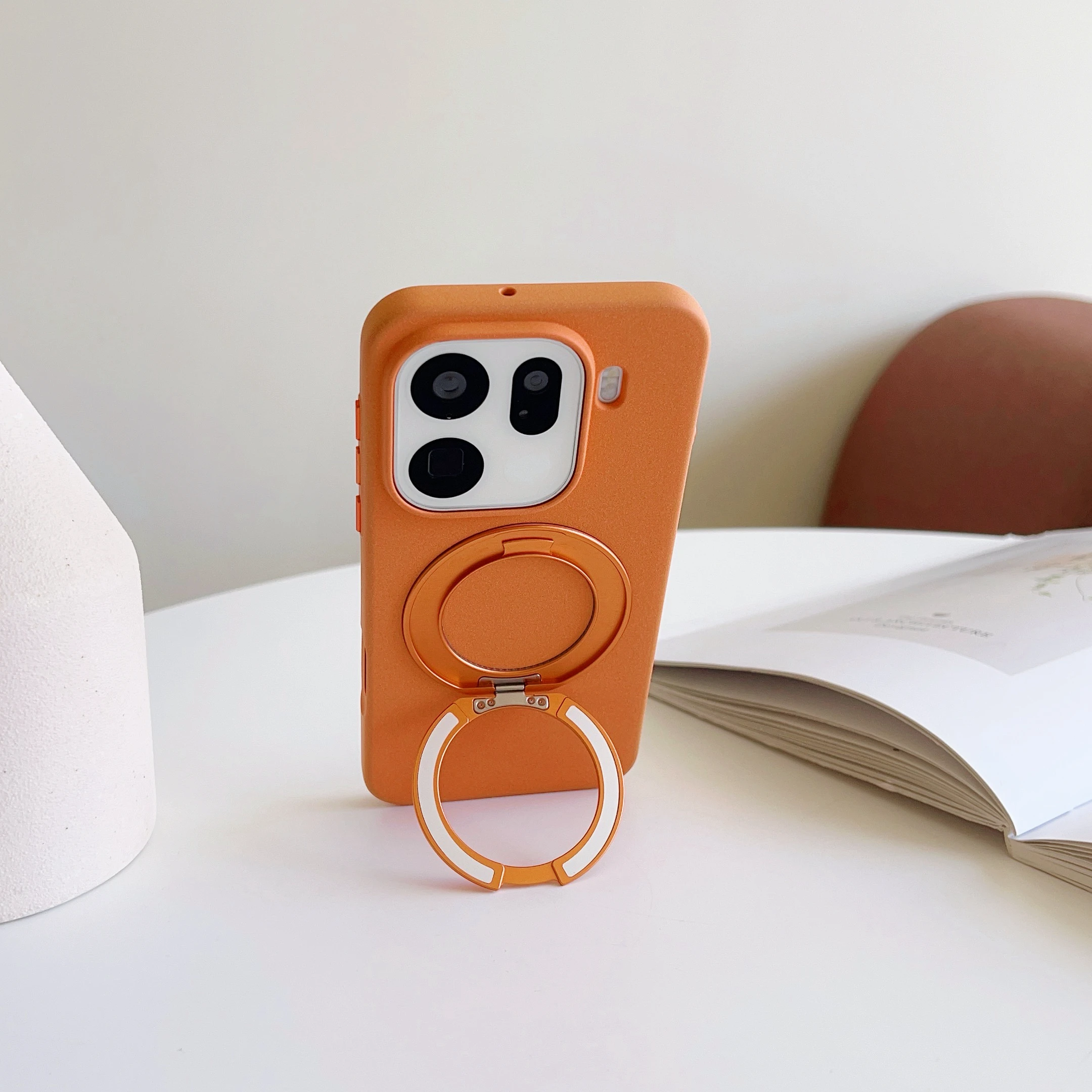 Stylish Colorful Magnetic Rotating Stand Shockproof Bumper Case