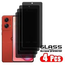 4 - Pack Anti - Spy Privacy Screen Protectors with 9H Hardness for G Stylus 5G 2024 (4 Front Glass)