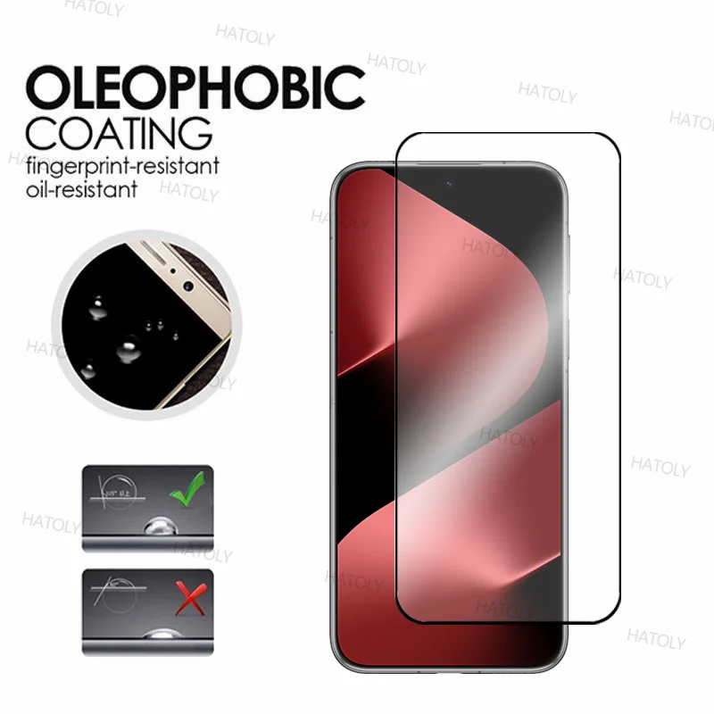 Premium 3D Curved Tempered Glass Screen Protector - 2 Pack