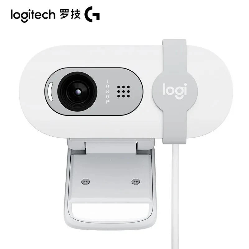 PC Webcam Logitech Brio 90 HD 1080p Automatic Light Balancing Privacy Shutter Microphone