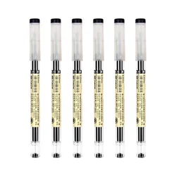 Premium 54 - Piece Fine Point Gel Pen Set - Black, Blue, Red Ink for School, Office & Writing Supplies (6 black)
