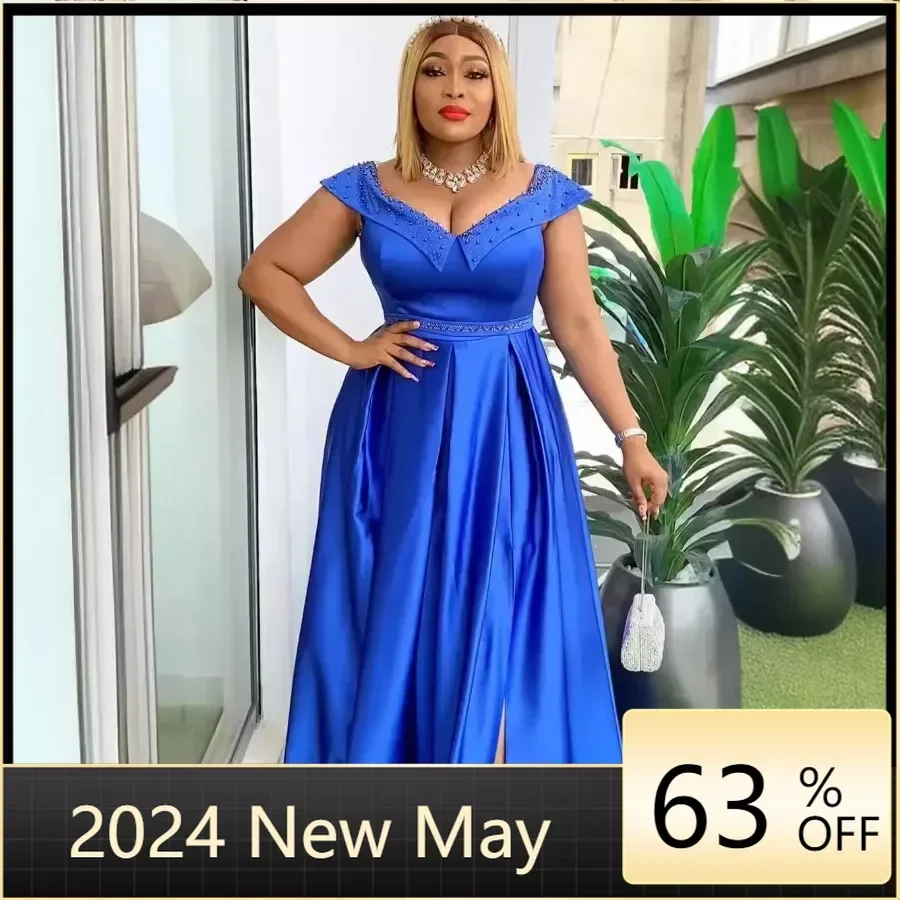 

Свадебные платья в африканском стиле для Женщин Дашики летние модные сексуальные платья без рукавов большого размера вечерние длинные платья наряды