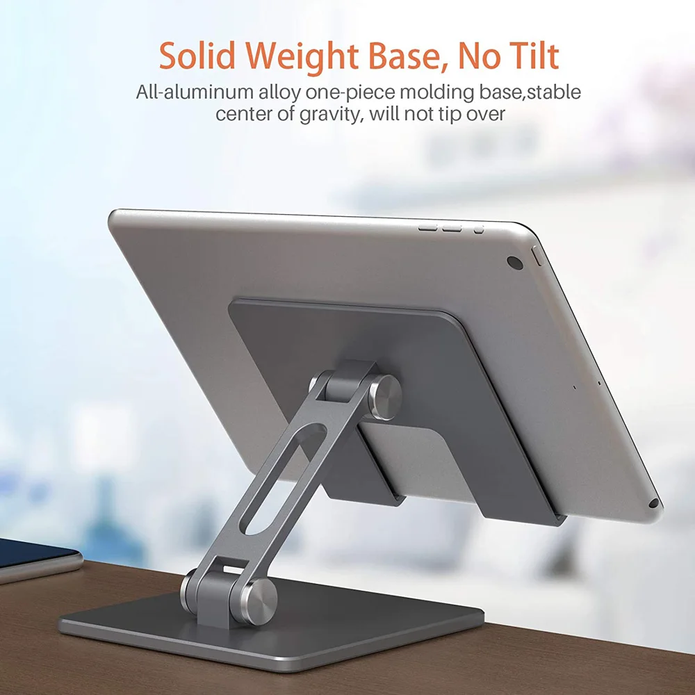 mobile phone holder for car Metal Desk Mobile Phone Holder Stand For iPhone iPad Xiaomi Adjustable Desktop Tablet Holder Universal Table Cell Phone Stand mobile stand for home