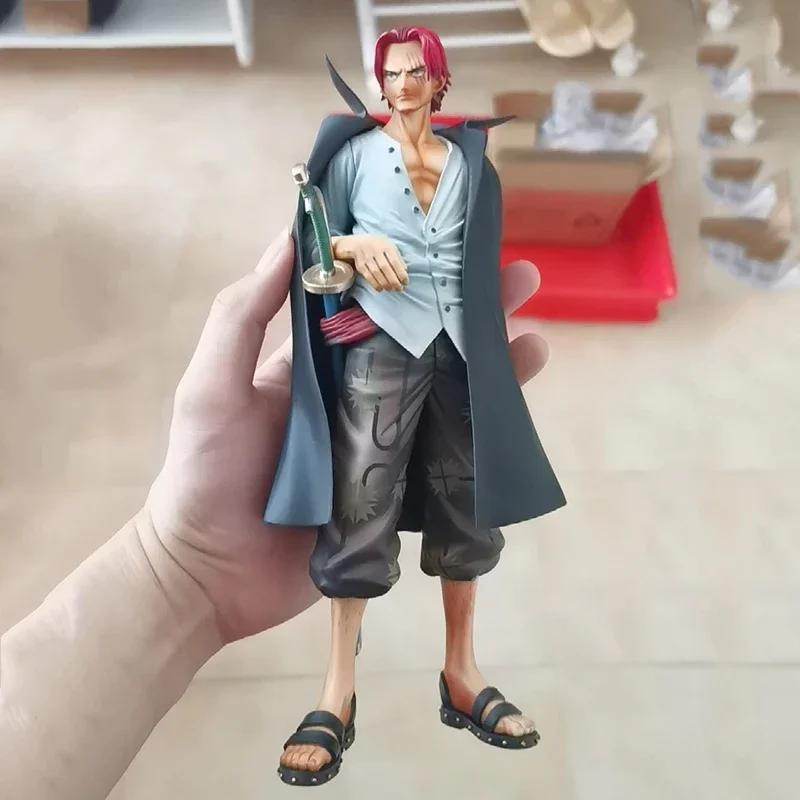 

One Piece Shanks Figures 24cm Anime Standing PVC Action Figurine Statue Model Ornament Collection Toy Chrismas Gift for Children