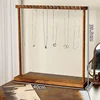 87861-d273a6.jpg Présentoir organisateur de bijoux en bois massif, support de comptoir suspendu pour chaînes, boucles d'oreilles, Bracelets, vitrine, support de rangement