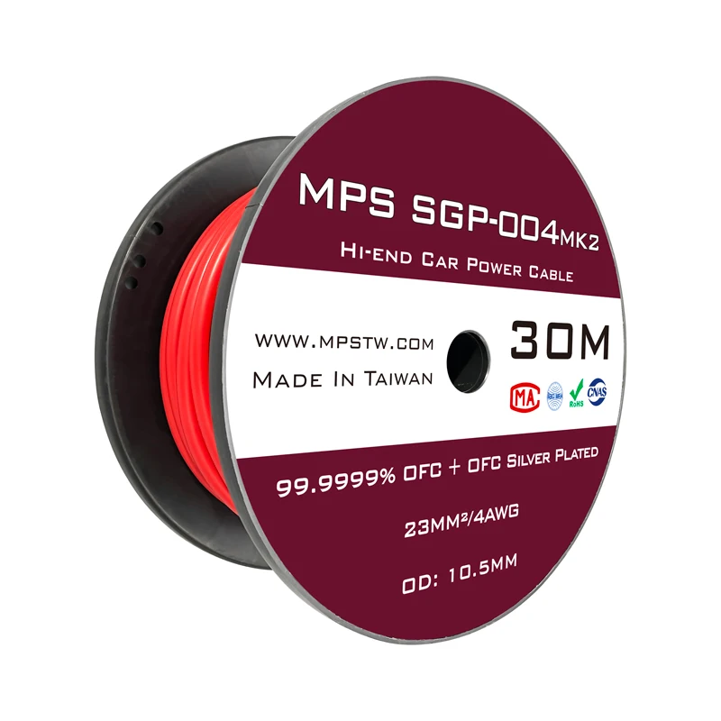 HIFI MPS SGP-004MK2 99.9999% OFC ǹ  ߿ ڵ  DC  ̺  10.5MM