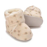 Fashion Baby Girls Boys Cute Soft Cartoon Cotton Toddler shoes First Walker Shoes for Newborns 0-18Months 5