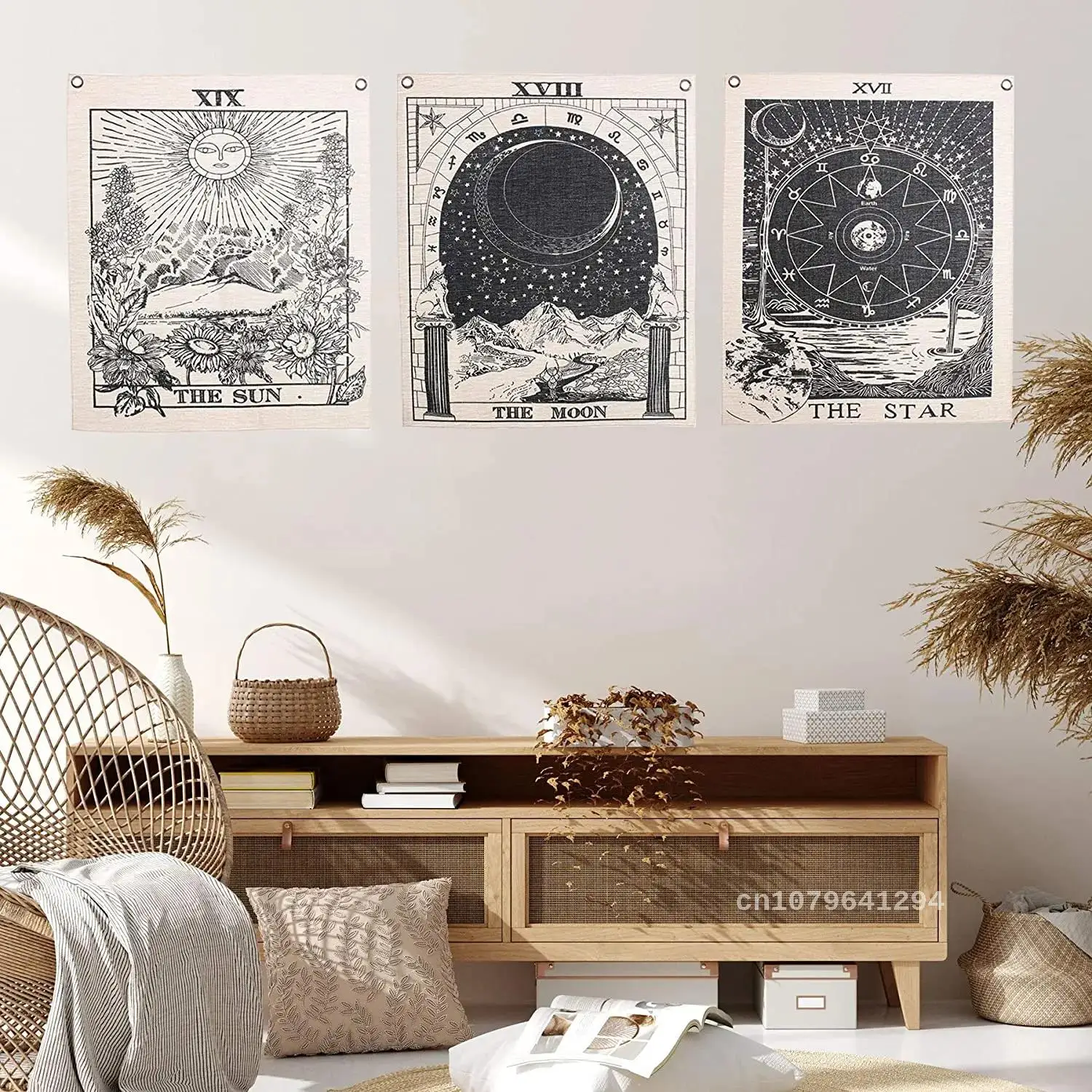 

India Sun Moon Mandala Tapestry Hanging Tarot Wall Carpet Psychedelic Tapiz Witchcraft Wall Cloth Tapestries Bedspread Beach Mat