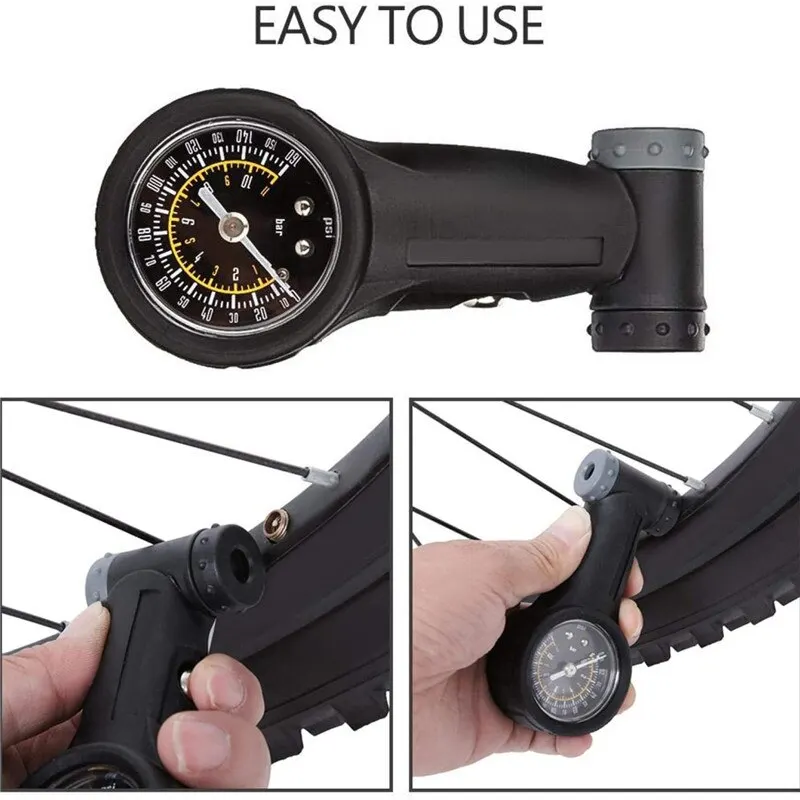 Mountain Bike Road Bicycle Tire Pressure 160 PSI Bicycle Tire Air