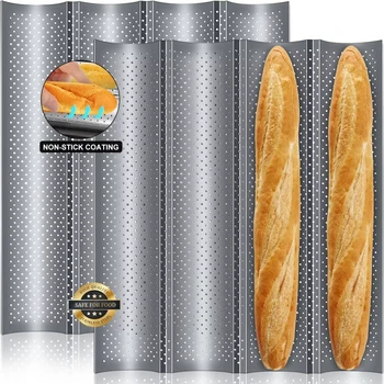 Nonstick Baguette Baking Pan 1