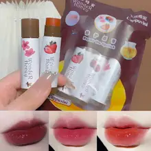 

Fruity Lip Balm Moisturizing Nourishing Lip Gloss Natural Temperature Change Color Lipstick Cheap Makeup Cosmetics Lip Skin Care