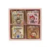 LABUBU spiral-bound categorized notebook mini color pape booklet student cartoon cute notebook 72*72mm 1