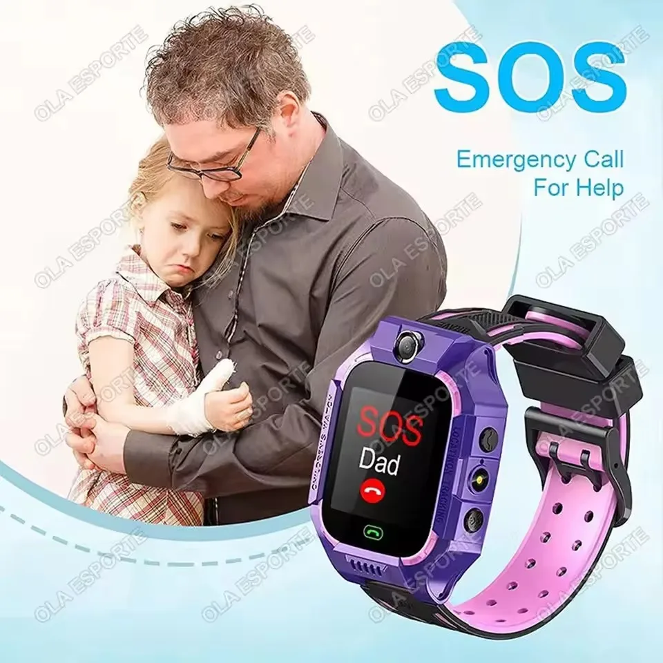 2025 New Kids Smart Watch SOS LBS Location Camera 2G Sim Card Call IP67 Waterproof GPS Location Child Smartwatch Boy Girl Gift 3