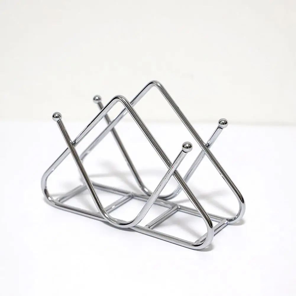 

Tabletop Napkin Holder Stainless Steel Triangle Paper Towel Holder with Capacity for Office Kitchen Polished Napkin for Bar