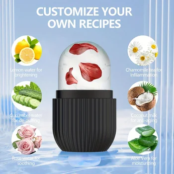 Silicone Ice Cube Trays Beauty Lifting Ice Ball Face Massager Contouring Eye Roller Facial Treatment Reduce Acne Skin Care Tool 1
