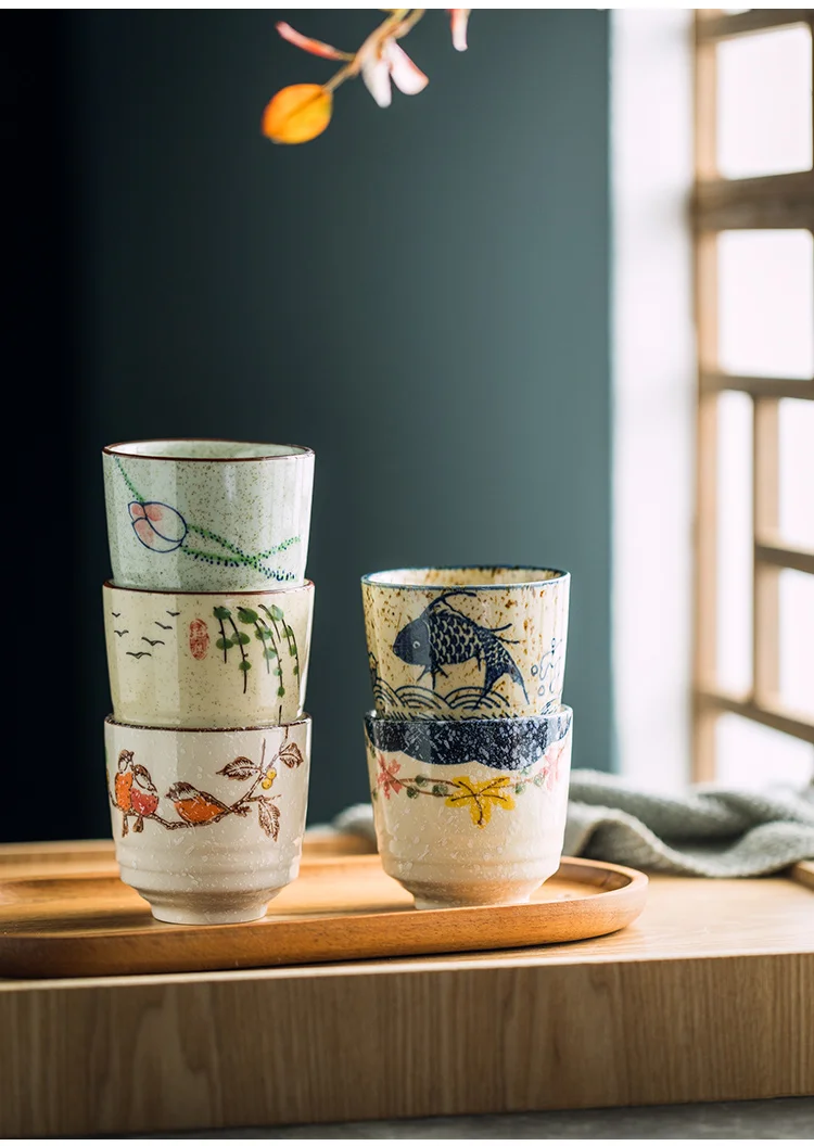 小皿　盃　トレー　筆洗　中国骨董　茶杯　鯉　水辺　銘 cp0012.jpg