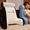 Winter Latex Pillow Headboard Cushion Soft Cover Waist Support Pillow with Extended Back Bed Pillow Sofa Throw Pillow 1