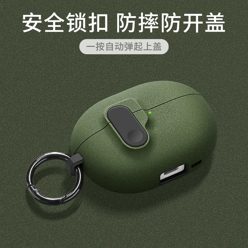 Luxury Shockproof Wireless Earphone Case with Hook