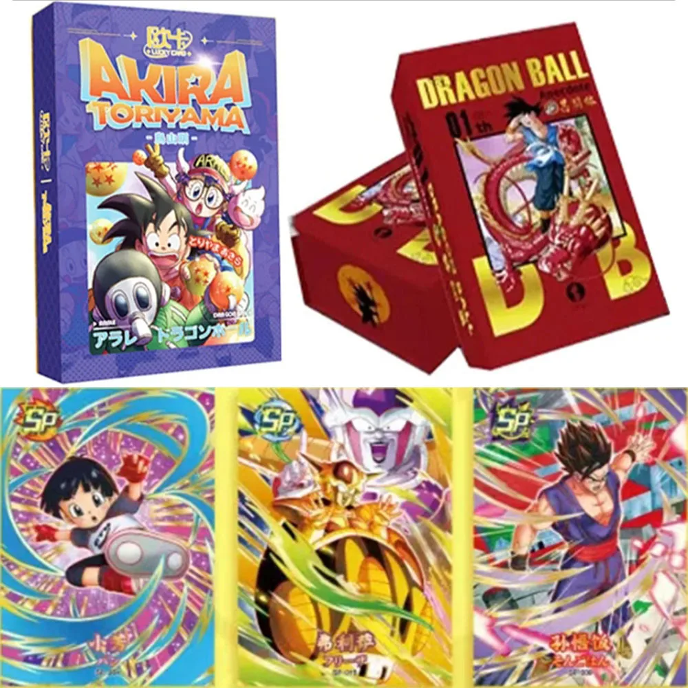 Dragon Ball Card Super Fighter Akira Toriyama Memorial Edition Embossed Bronzing Craft Collection Card Boy Gift Toy