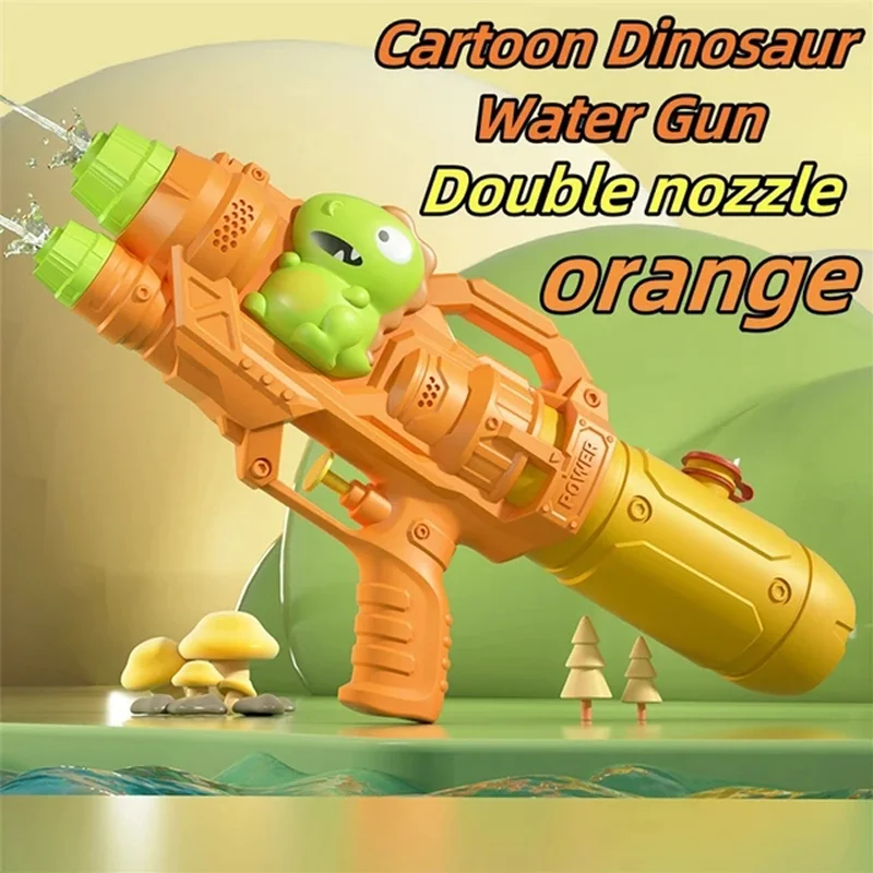 Unicorns,Dinosaurs, ducks, twin sprinklers Water Summer Soaker Squirt Guns for Pool Yard Lawn Beach Party Games Water Toys 4