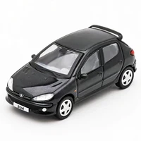 DCT 1/64 206 Model Car Vintage Vehicle Hatchback Diecast Car Collection Toy Station Vehicle Gift For Adults With Display Case 2