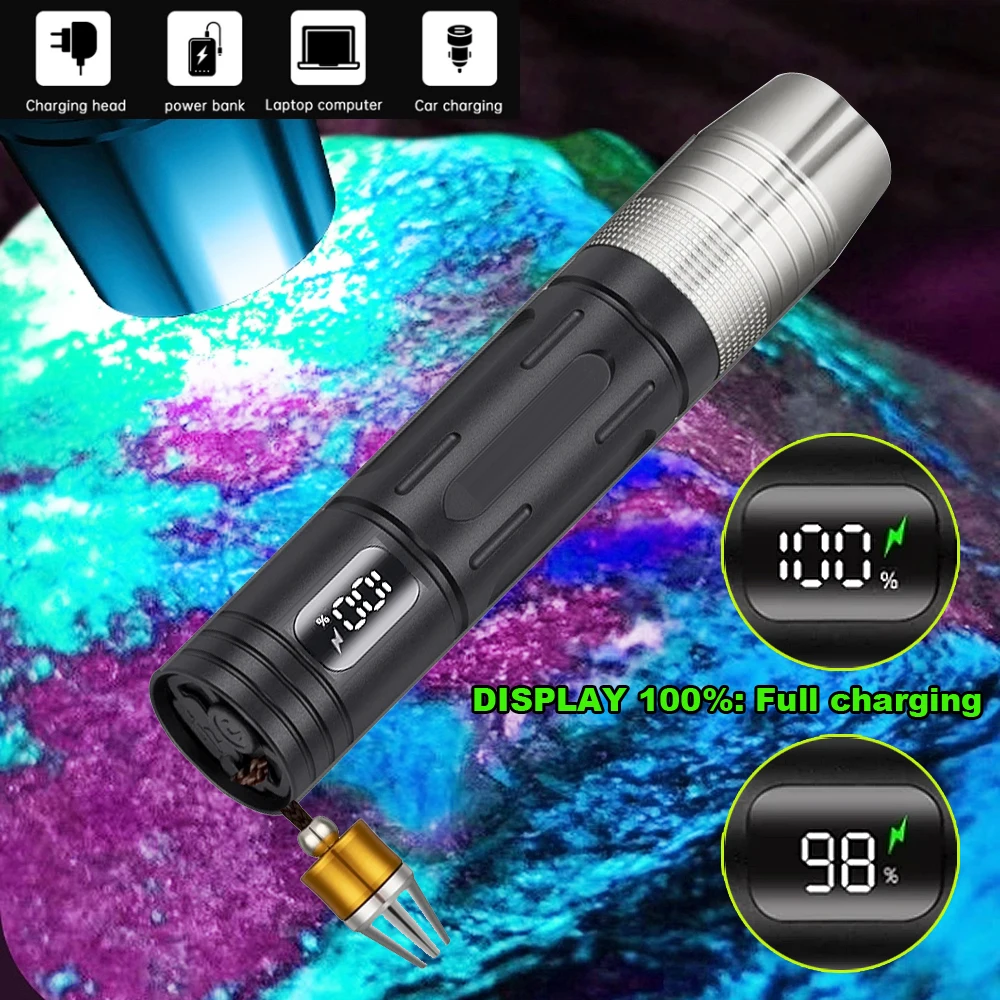 Four Lights On, Jade Flashlight, Strong Light Recognition, Jewelry, Jade, Reading, Playing, Beeswax, Ultraviolet Paper Money Det_voghion.com