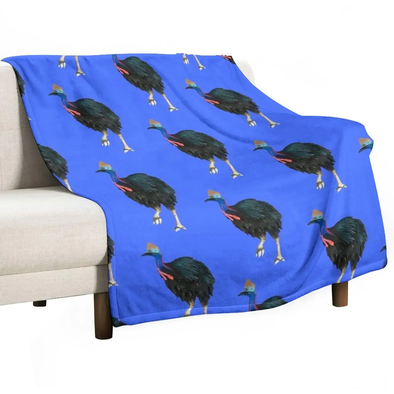 

Cranky Cassowary Throw Blanket Giant Sofa Luxury Throw Soft Blankets
